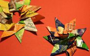easy Step-by-step guide on how to make paper christmas stars