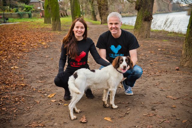Founders of Veganuary, Matthew Glover and Jane Land.