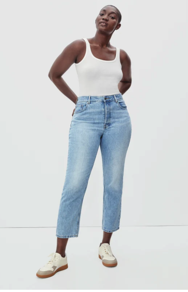 Pictured: The Curvy ’90s Cheeky Jean