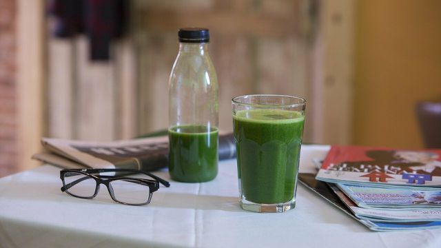 Wheatgrass juice can add a healthy punch to smoothies, sauces, or ice creams.