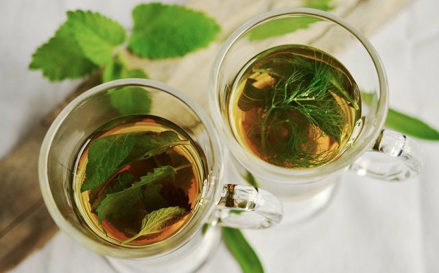 Herbal tea is a natural remedy to go to sleep early. 