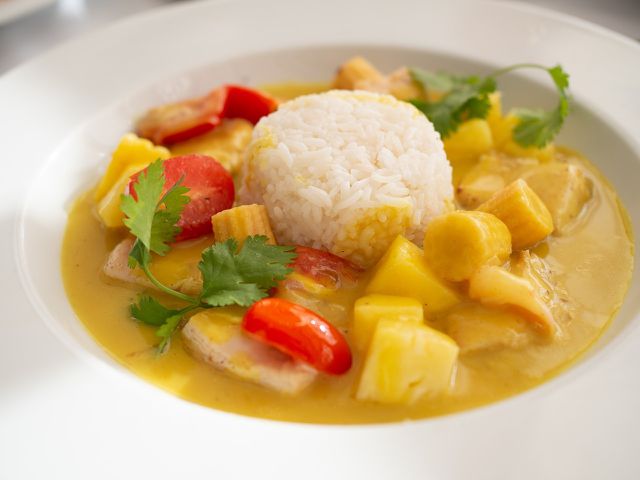 Coconut milk is an excellent staple ingredient for curry.