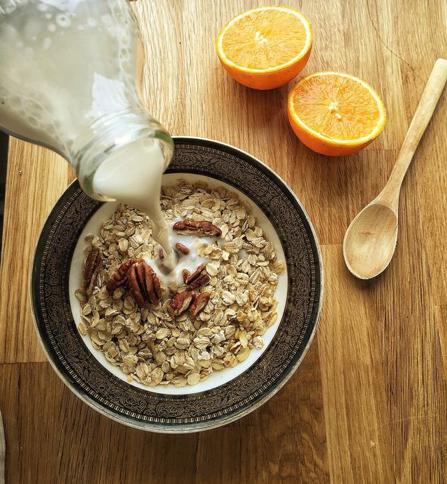 Add some cashew milk to your morning oatmeal.