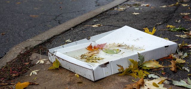 what should you do with the leftover pizza box? Is it recyclable?