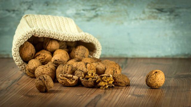 Walnuts are cheaper and more sustainable the pine nuts, and make an excellent substitute.