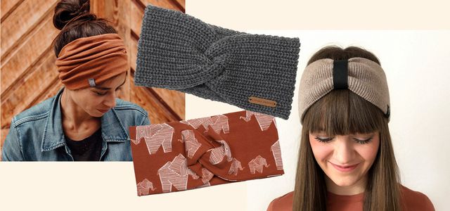 Ob aus Bio-Baumwolle, Bio-Wolle oder Hanf: Stirnbänder für Herbst und Winter gibt es auch in nachhaltig.