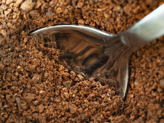 Pouring coffee grounds down sink can easily clog your drains over time. 