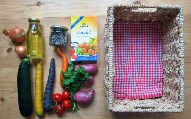 Meal box basket ingredients 