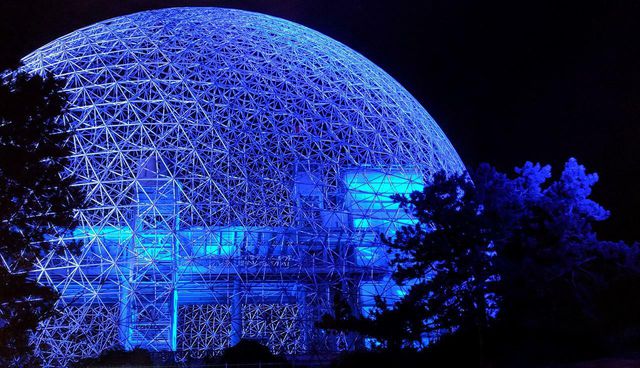 Geodesic domes have been around for over 60 years.
