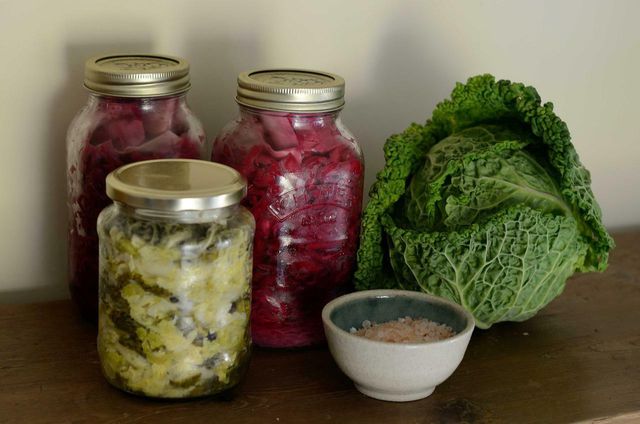 Making your own sauerkraut is a delicious, fun, and low-waste activity. 