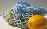 How to crochet reusable produce bag