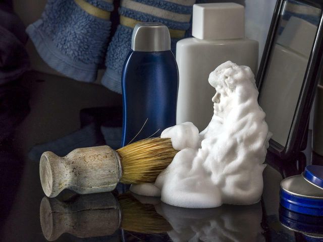 Get creative with shaving foam.
