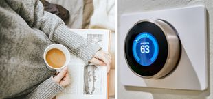 Recommended thermostat temperature settings for winter 63 degrees