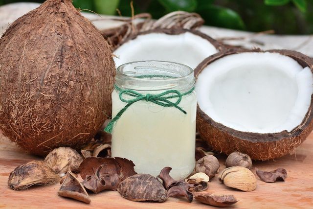Make your own hair mask from coconut oil and cinammon.