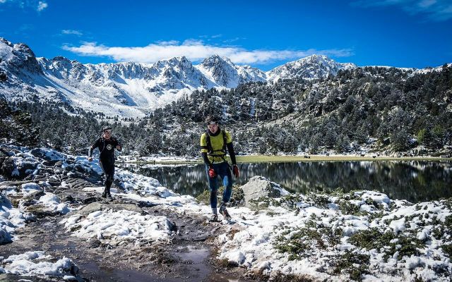 When running in snow, don't be afraid to slow down your pace and adapt to the weather conditions.