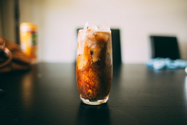 You're almost there. Just add ice to make the perfect vegan iced pumpkin latte..