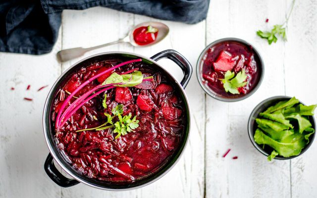 Beets have such an intense color, making them ideal for natural dyes. 