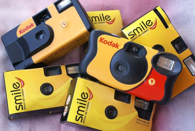 While disposable cameras produce lots of waste, analog cameras can be a good alternative.