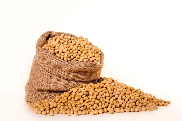 Soy protein is made from soybeans. 