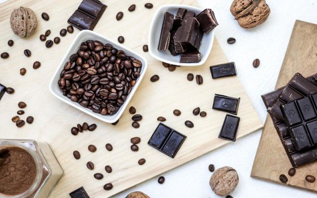 Dark chocolate contains more caffeine than milk chocolate. 