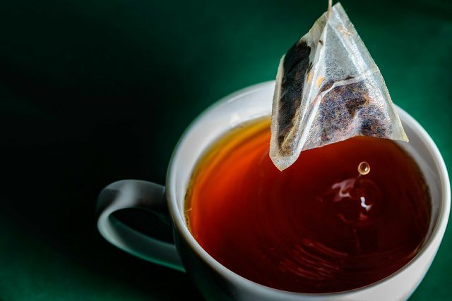 Store-bought tea bags can leech plastic into your tea.