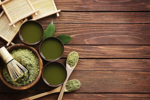 Consume matcha for glowing skin.