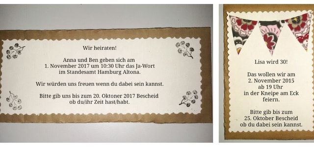 Einladungskarten selbst gestalten: einfach und eindrucksvoll - Utopia.de