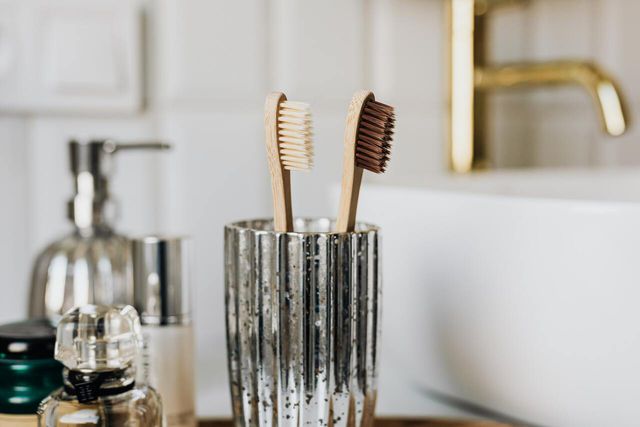 Avoid storing multiple toothbrushes next to one another as it allows bacteria to spread.