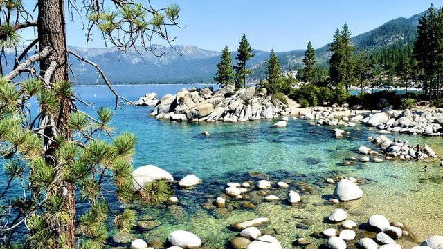 Lake Tahoe is one of the most popular spots for wild swimming in the US. 