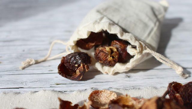 Soap nuts are excellent fabric softeners and also eco-friendly.
