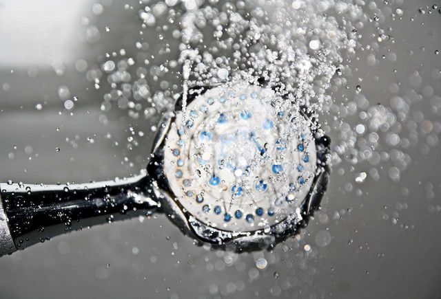 Leave the bathroom door open while showering to increase humidity at home.