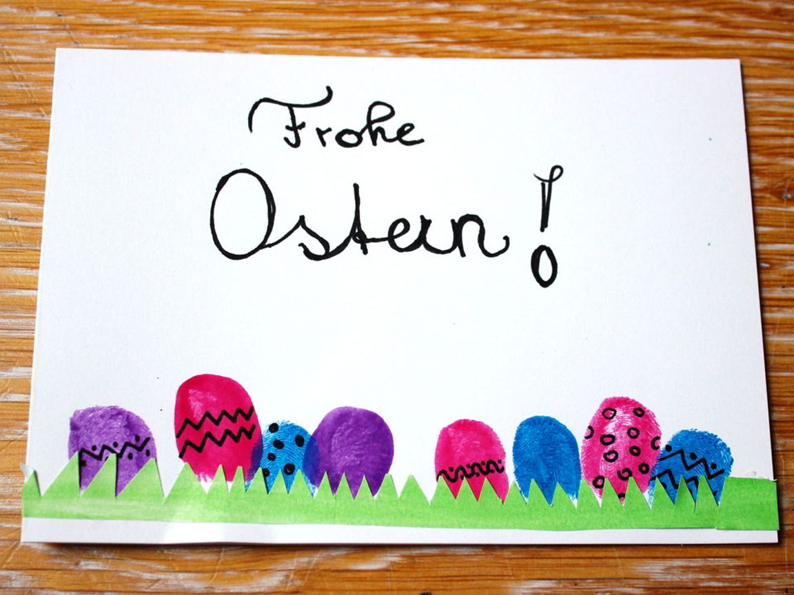 Osterkarten Osterkarte Grußkarten Ostern mit Umschlag
