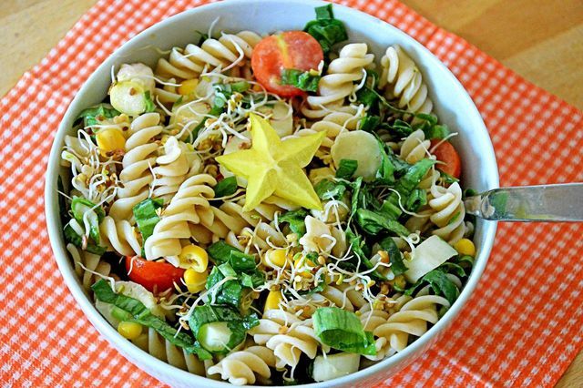 Pasta salad contains resistant starch.