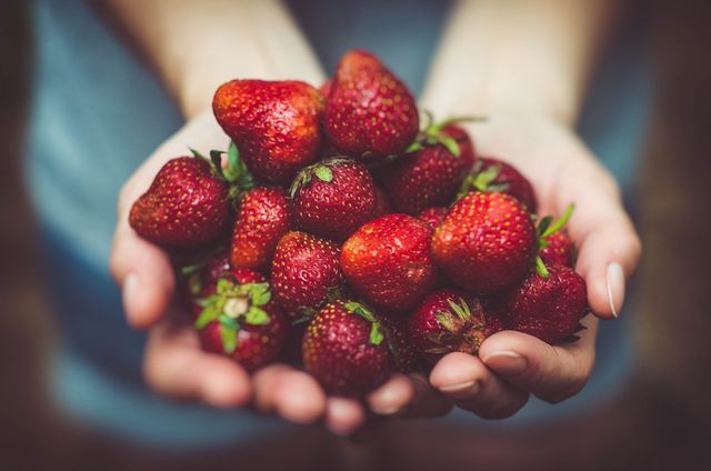Only rinse strawberries right before eating to keep them fresh longer.