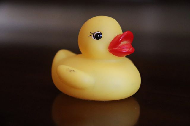 Rubber ducks can contribute to plastic waste.